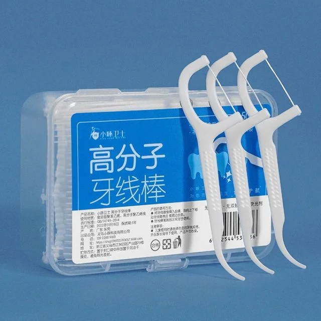 2-Box Set: Disposable Plastic Stemmed Dental Floss by Evorest Bags