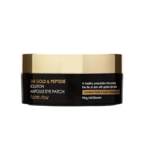 24K Gold & Peptide Solution Ampoule Eye Patch by Farm Stay