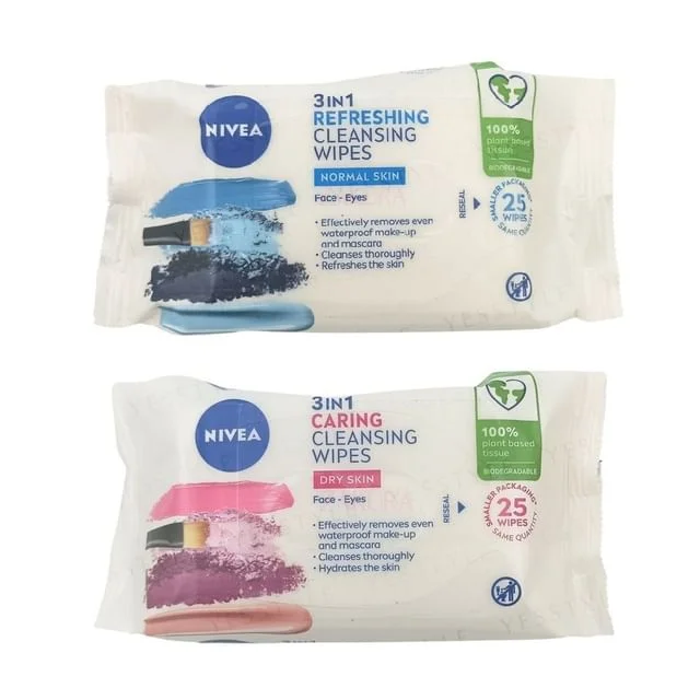 3 In 1 Cleansing Wipes by NIVEA