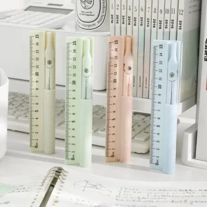 3 in 1 Ruler Compass with Pen by Fun House