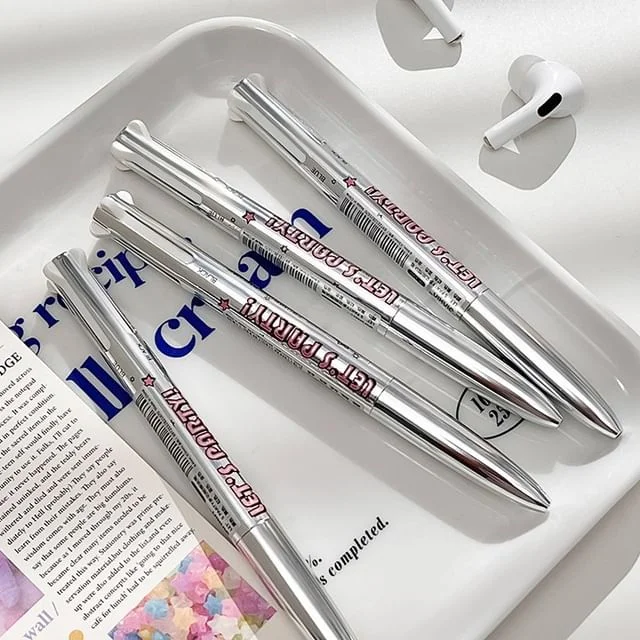 4 in 1 Lettering Metallic Pen by Fun House