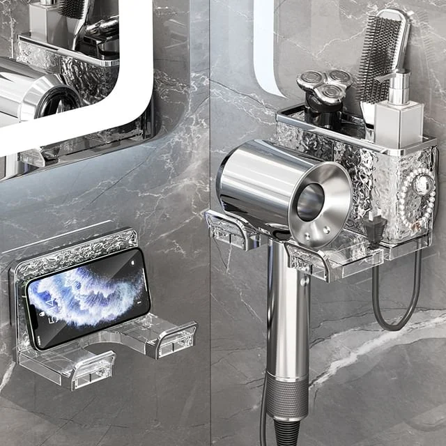 Adhesive Hair Dryer Holder (Various Designs) by Momoi