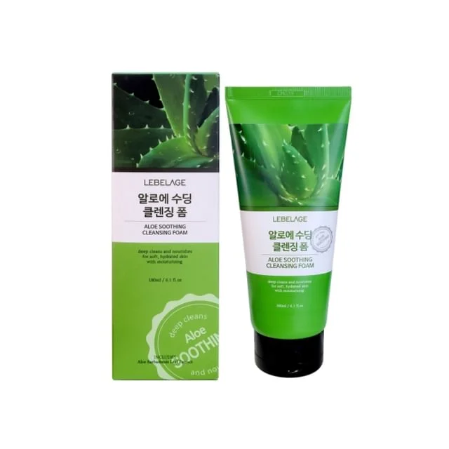 Aloe Soothing Cleansing Foam by Lebelage