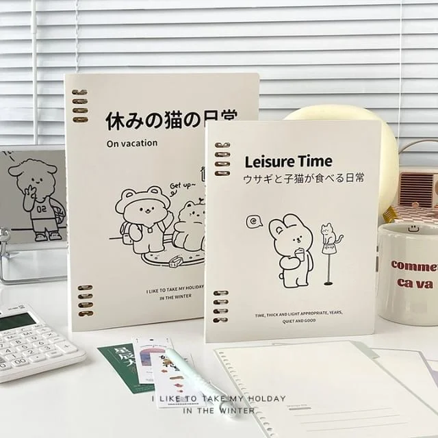 Animal A5 / B5 Loose Leaf Notebook (Various Designs) by Fun House