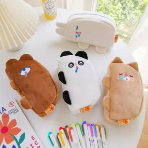 Animal Chenille Pencil Case by OH.Leely