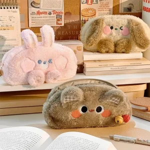 Animal Chenille Pencil Case (Various Designs) by Fun House