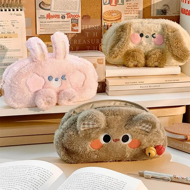 Animal Chenille Pencil Case (Various Designs) by Fun House
