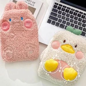 Animal Chenille PVC Hot Water Bottle (Various Designs) by Fun House