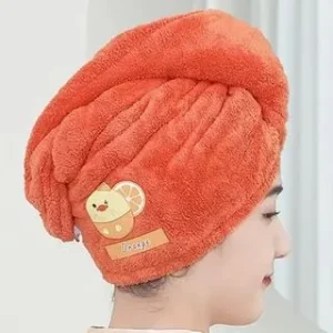 Animal Coral Fleece Quick Dry Hair Towel (Various Designs) by Home Simply