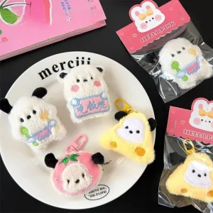 Animal Plush Bag Charm Keyring / Brooch (Various Designs) by Evora