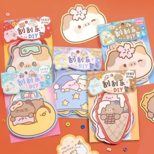 Animal Scratch Greeting Card (Various Designs) by OH.Leely