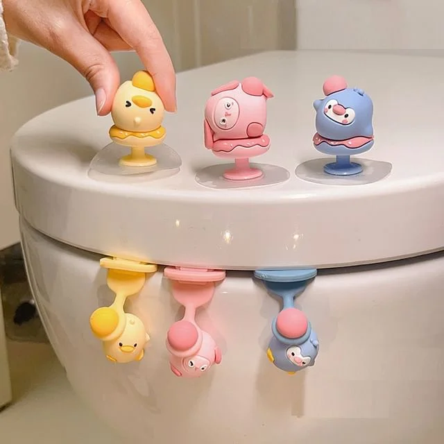 Animal Silicone Toilet Seat Lifter (Various Designs) / Set by Momoi