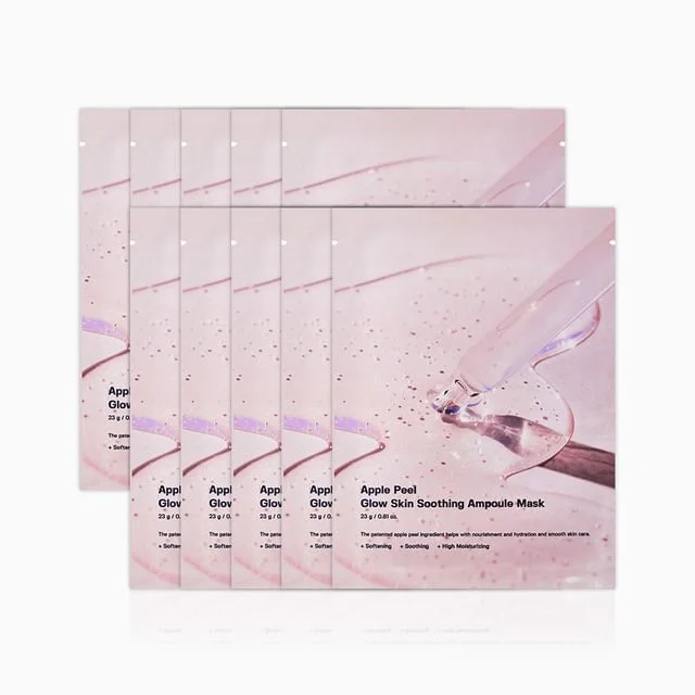 Apple Peel Glow Skin Soothing Ampoule Mask Set by Sungboon Editor