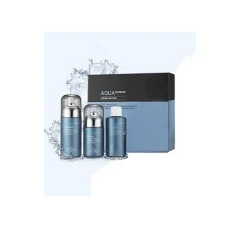 Aqua Homme Set : Essence Water 180ml + 180ml + Multi Fluid 140ml by Scinic