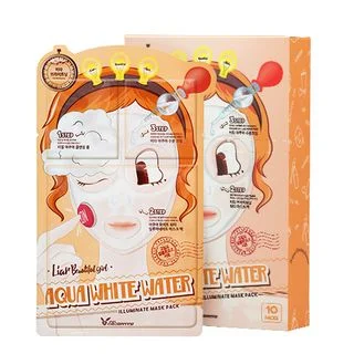 Aqua White Water Illuminate Mask Pack Set 10pcs by Elizavecca
