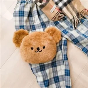 Bear Chenille Crossbody Bag by Hera's Place