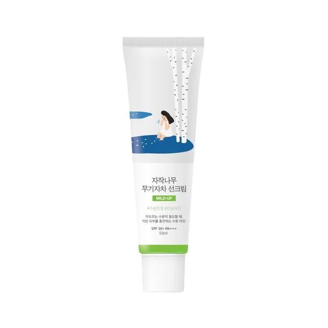 Birch Juice Moisturizing Mild Up Sunscreen by Round Lab