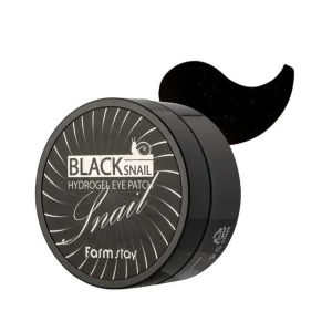 Black Snail Hydrogel Eye Patch by Farm Stay