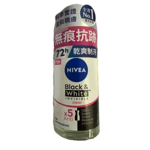 Black & White Invisible Roll On Clear by NIVEA