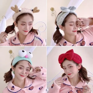 Bow / Animal Face Wash Headband (Various Designs) by Evora