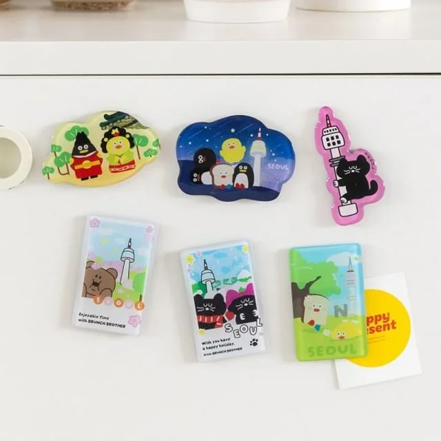 "Brunch Brother" Acrylic Magnet by Iswas