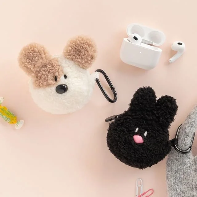 "Brunch Brother" Boucl Airpods Pouch by Iswas