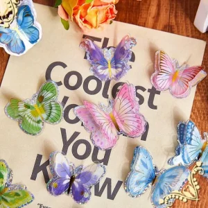 Butterfly Metallic Sticker by Fun House