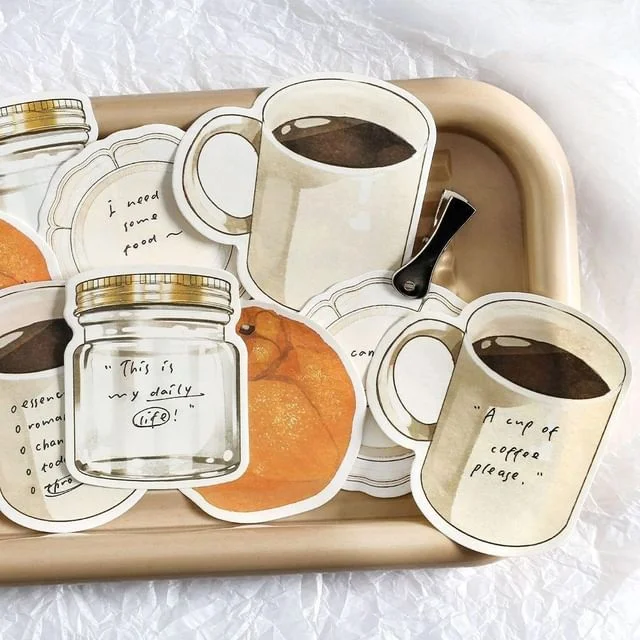 Cafe Memo Pad (Various Designs) / Set by Hera's Place