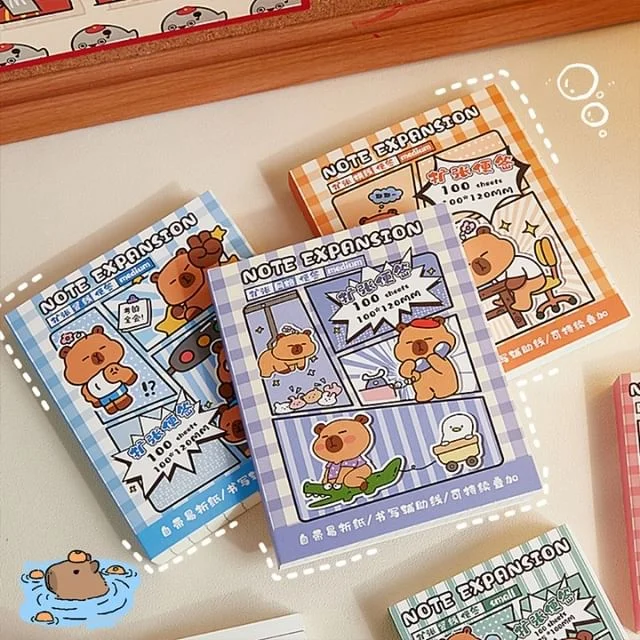 Capybara Memo Pad (Various Designs) by Fun House