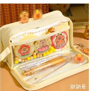 Capybara Pencil Case / Brooch / Badge / Set (Various Designs) by Momoi