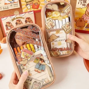 Capybara PVC Pencil Case (Various Designs) by Fun House