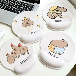 Capybara Silicone Mouse Pad (Various Designs) by Lazy Corner