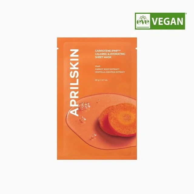 Carrotene IPMP Calming & Hydrating Sheet Mask by APRILSKIN