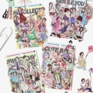 Cartoon Girl Sticker (Various Designs) by OH.Leely