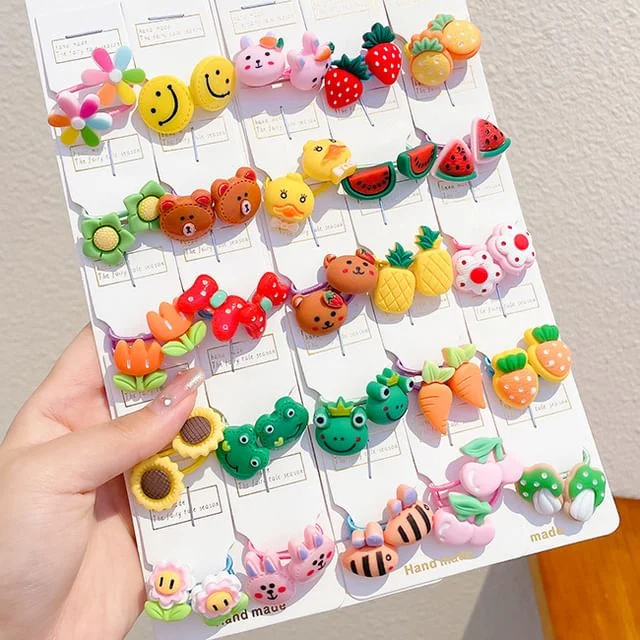 Cartoon Hair Tie Set by Evora