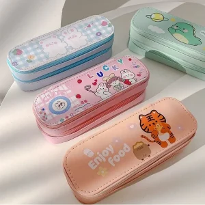 Cartoon Layered Pencil Case (various designs) by Fun House