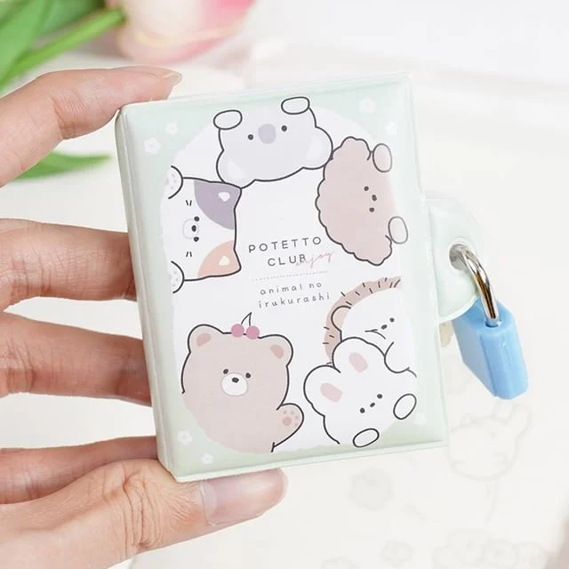Cartoon Mini Pad Lock Memo Pad (Various Designs) / Set by OH.Leely
