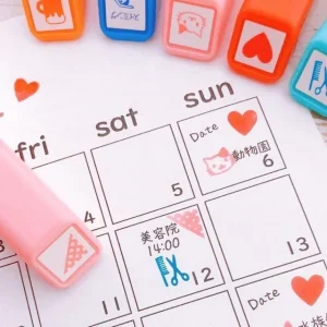 Cartoon Plastic Stamp (various designs) by OH.Leely