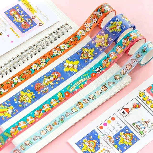 Cartoon Print Masking Tape by OH.Leely