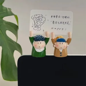 Cartoon Resin Memo Holder (Various Designs) / Paper Card by Fun House