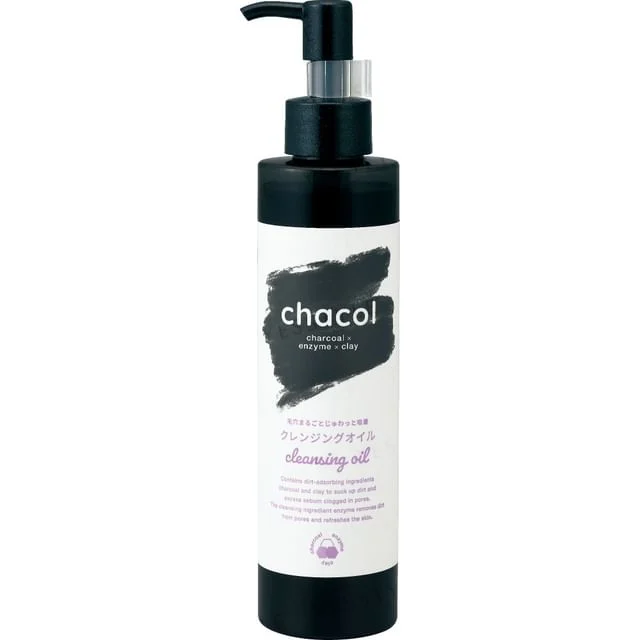 Chacol Charcoal Enzyme Clay Cleansing Oil by Kumano Cosme
