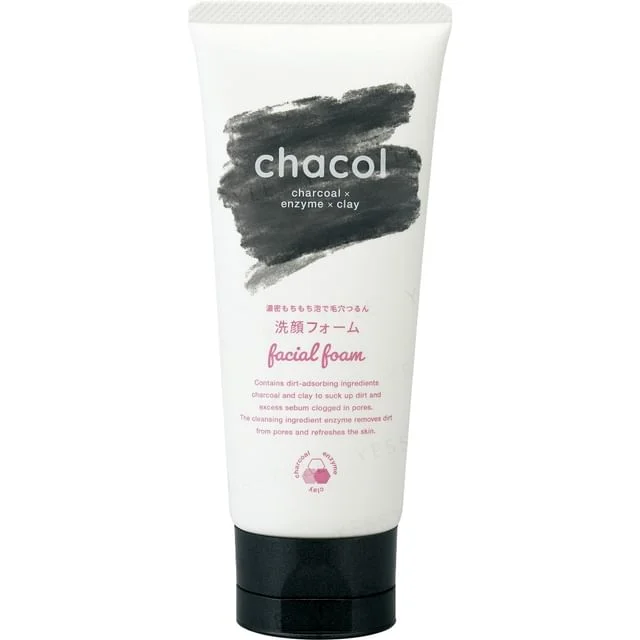 Chacol Charcoal Enzyme Clay Facial Foam by Kumano Cosme