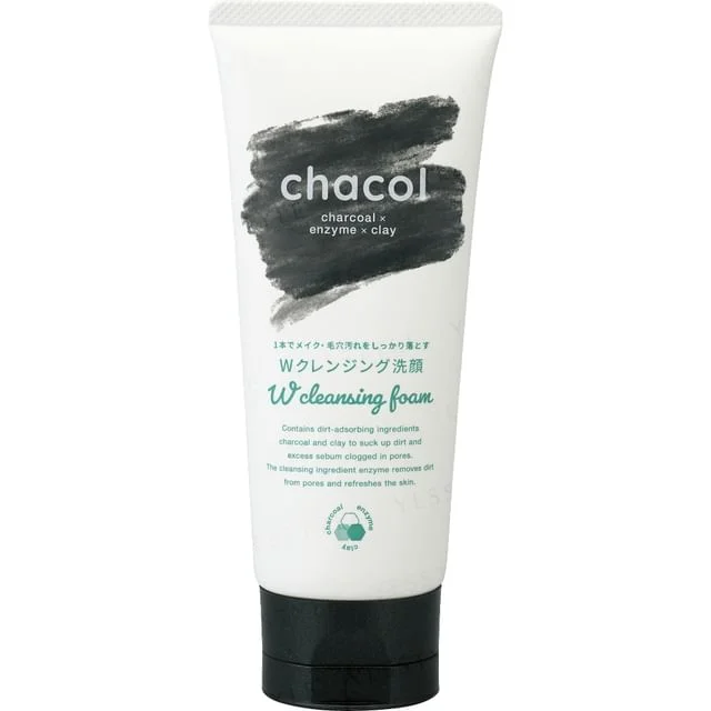 Chacol Charcoal Enzyme Clay W Cleansing Foam by Kumano Cosme