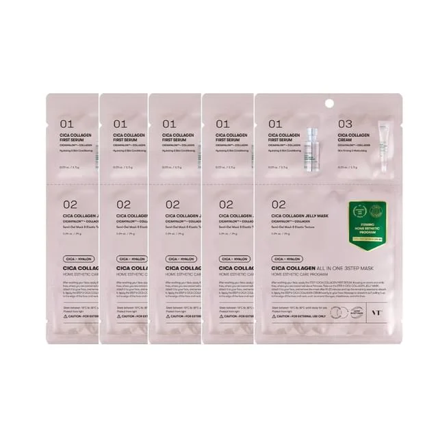 Cica Collagen All In One 3step Mask Bundle Set by VT