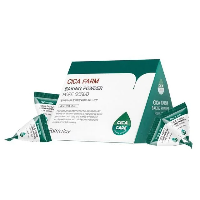 Cica Farm Baking Powder Pore Scrub Set by Farm Stay