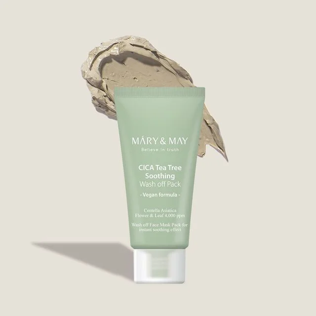 Cica Tea Tree Soothing Wash Off Mask Pack Mini by Mary&May