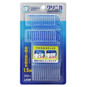 Clinica Advantage Disposable Plastic Stemmed Dental Floss & Stick by Lion