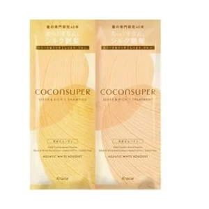 Coconsuper Sleek & Rich Shampoo & Treatment Trial Set by Kracie