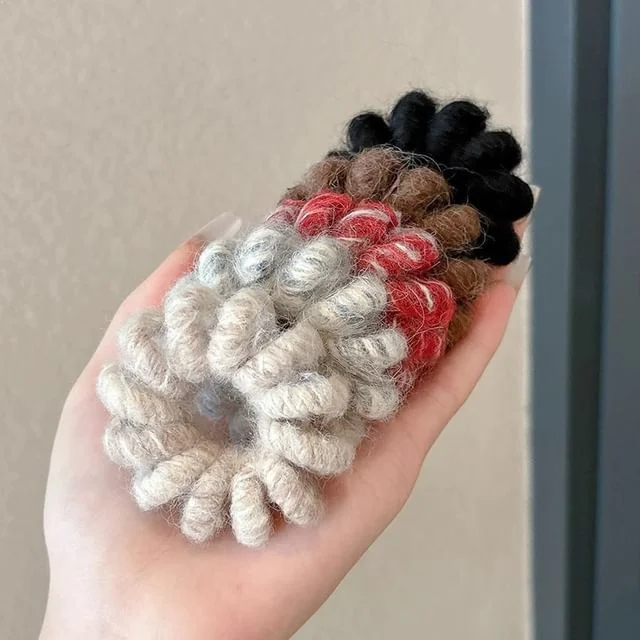 Coil Yarn Hair Tie (Various Designs) by Evora