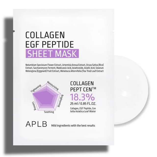 Collagen EGF Peptide Sheet Mask by APLB